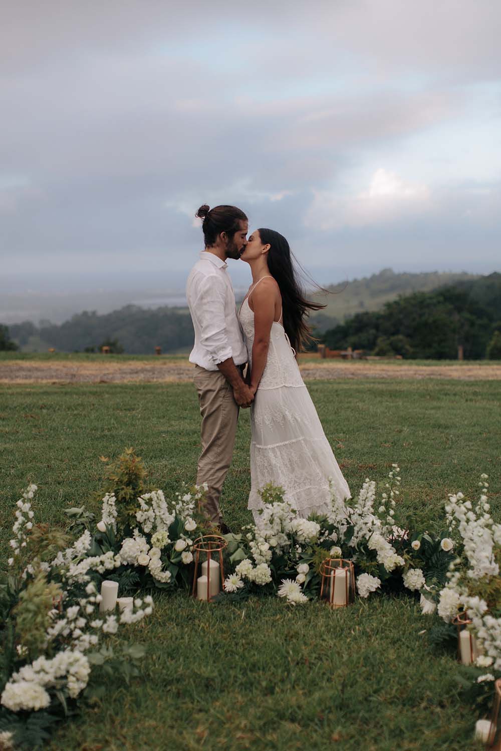 At Dusk Tweed Hinterland Styled Shoot Bramblewood Farm | The Events Lounge - Gold Coast Wedding Planner and Stylist - www.theeventslounge.com.au