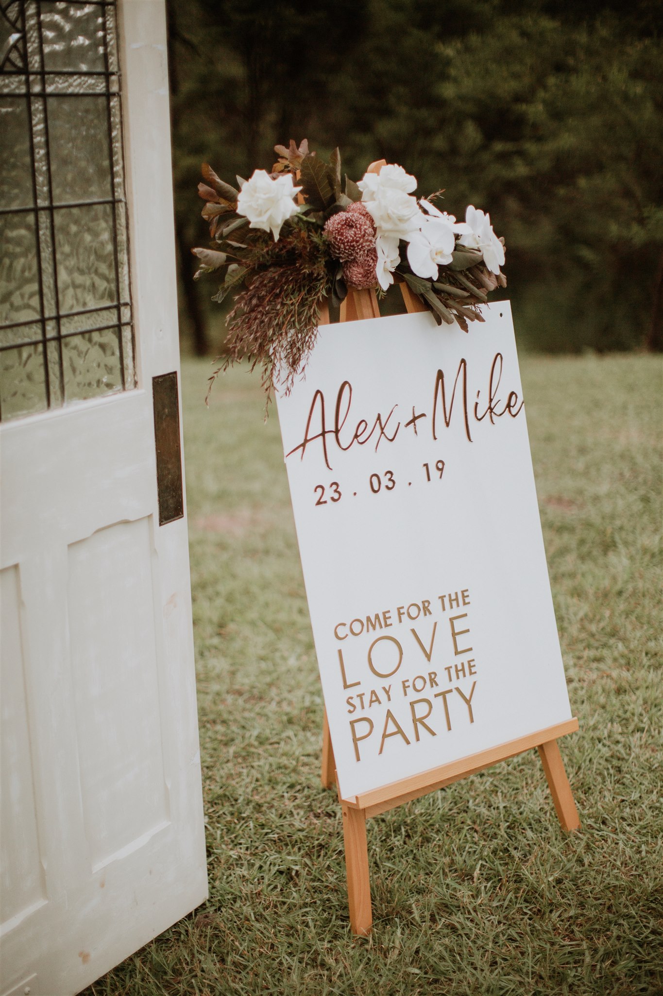 Real Wedding: Alex + Michael, Gold Coast Farmhouse Wedding Styled by The Events Lounge