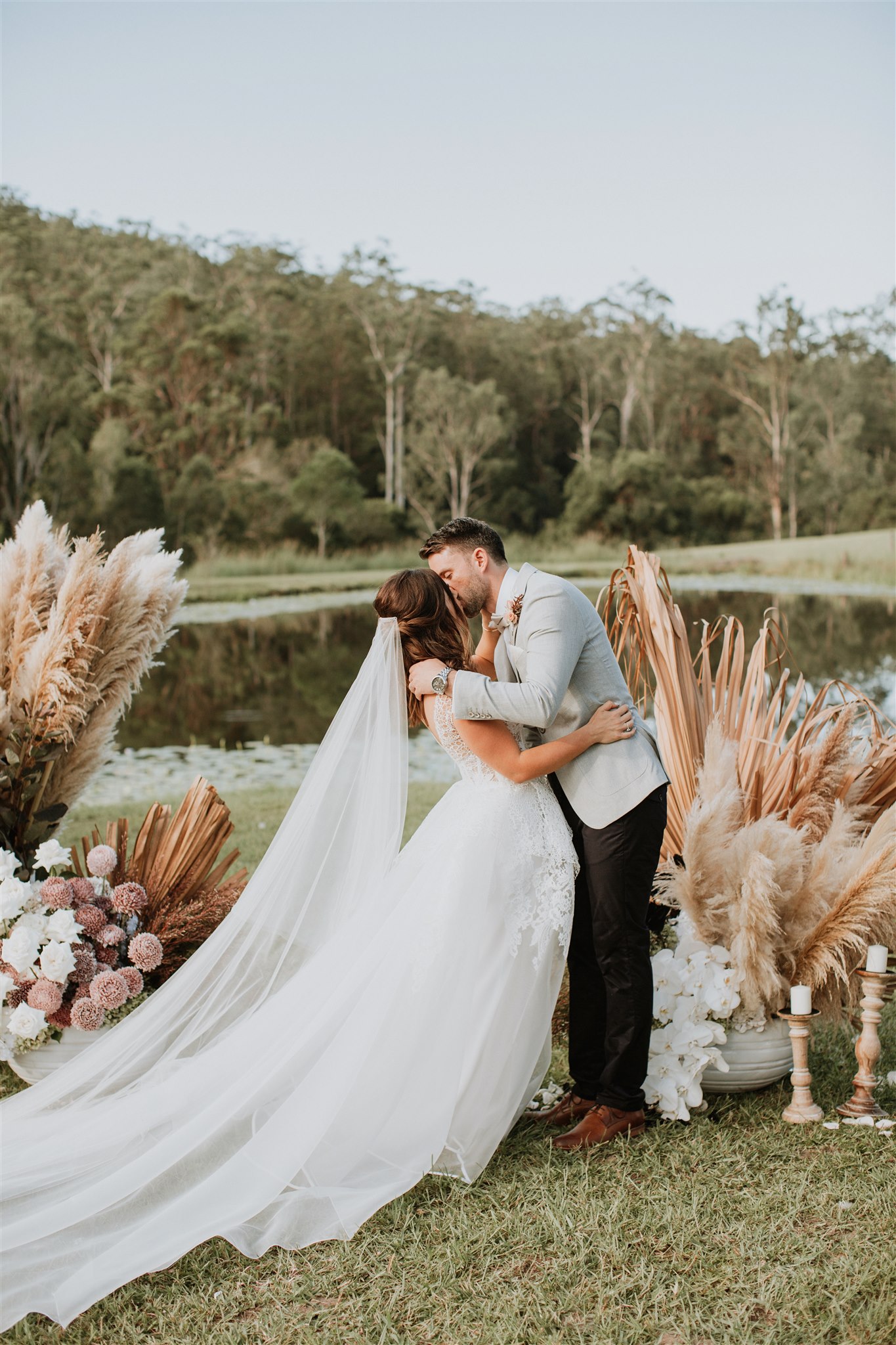 Real Wedding: Alex + Michael, Gold Coast Farmhouse Wedding Styled by The Events Lounge