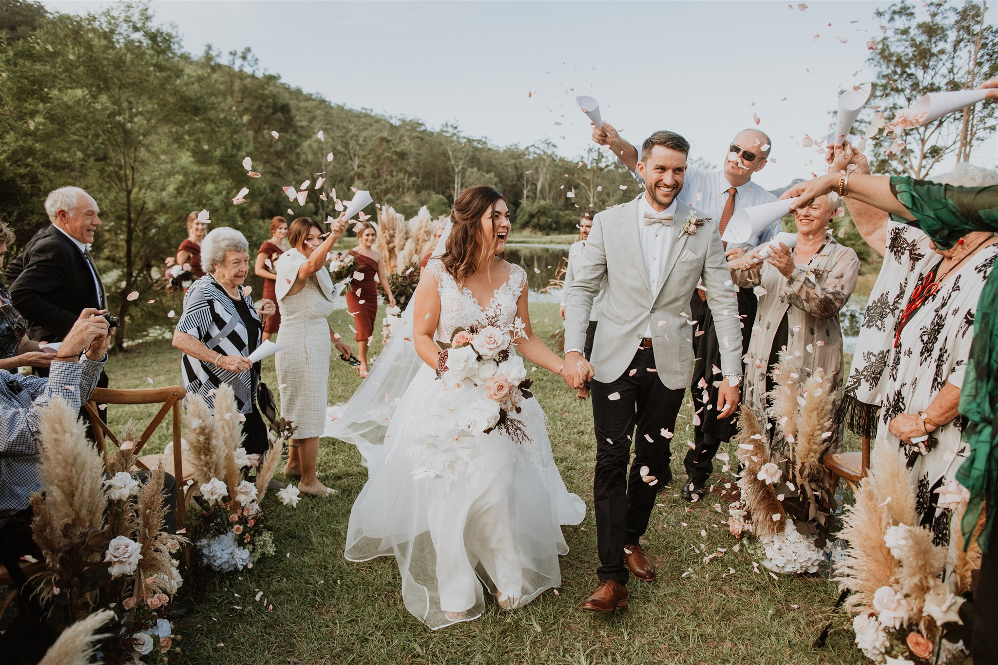 Real Wedding: Alex + Michael, Gold Coast Farmhouse Wedding Styled by The Events Lounge