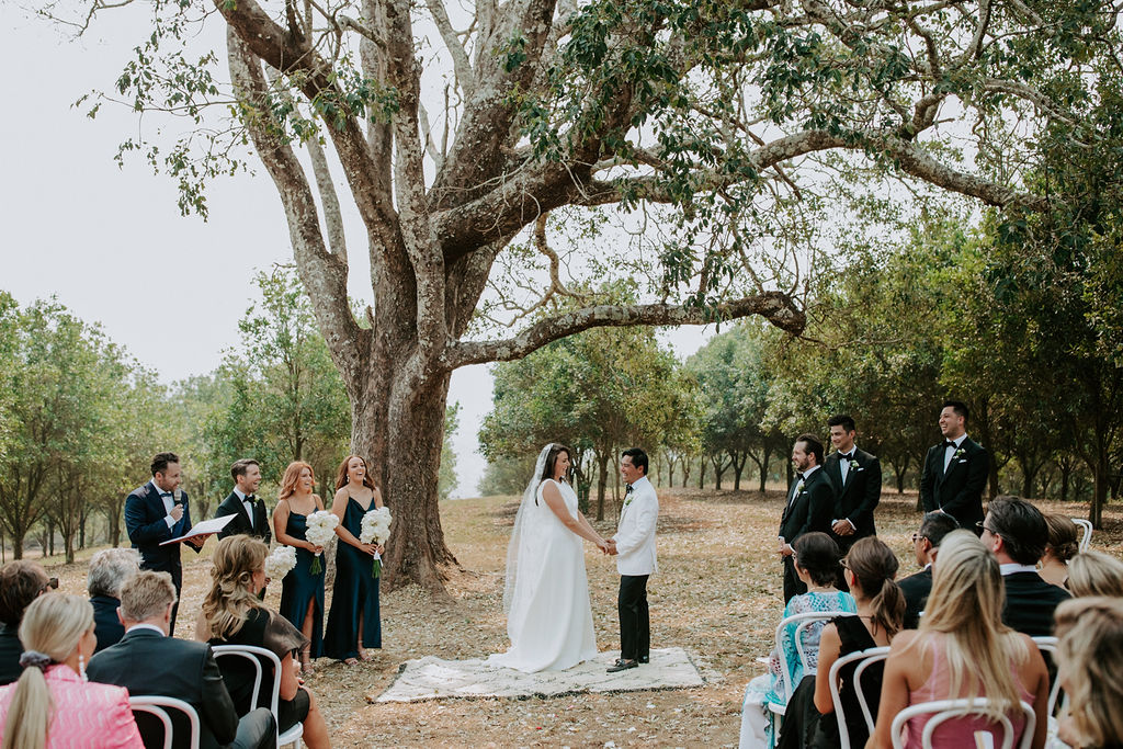 Claudia + Paulie's Modern Luxe Wedding at The Orchard Estate, Byron Bay | The Events Lounge Wedding Planning