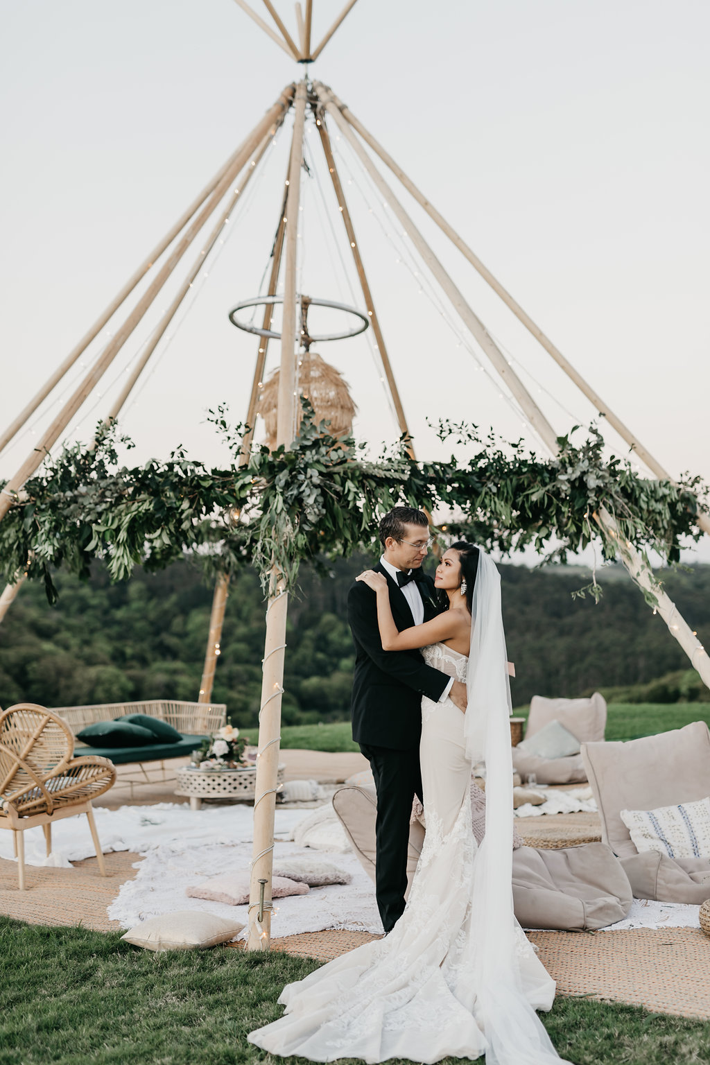 Real Wedding: Anabela + Mathias, Hinterland Romance at The Orchard Estate, Byron Bay